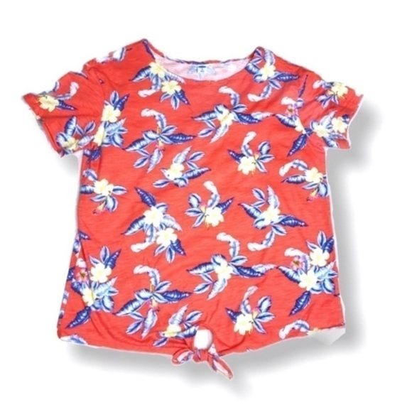 Old Navy NWT Tie Front Hawaiian Top - Picture 2 of 7